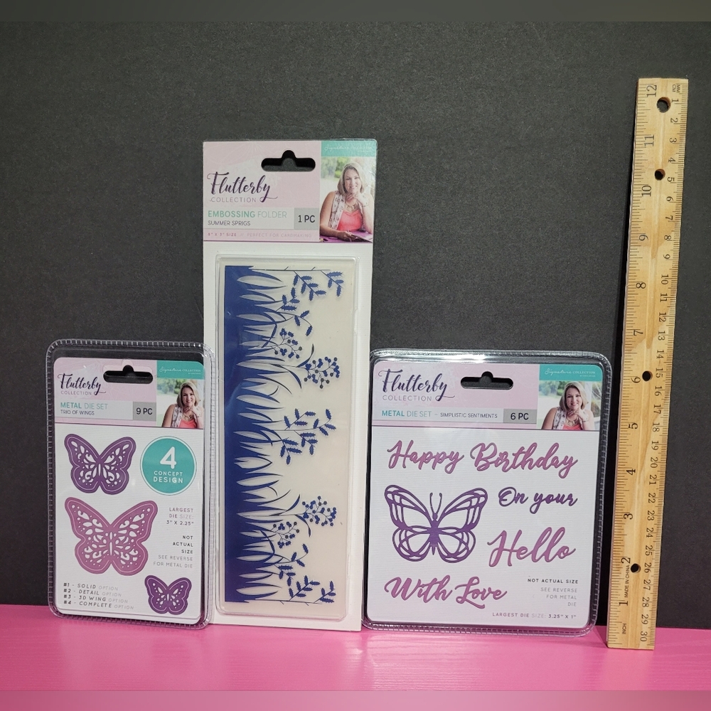 Signature Collection Sara Davies Flutterby Papercrafting Set (0085)